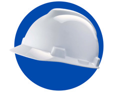 İşçi dəbilqəsi (Ağ)