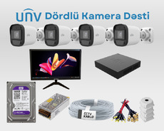 Unv dördlü səsli kamera dəsti