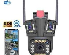 Wi-Fi PTZ kamera 360FHD 12MP, 4K+64GB