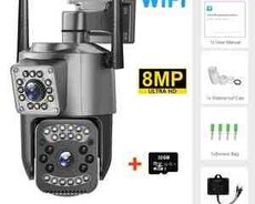 Wi-Fi PTZ kamera 360FHD 12MP, 4K+64GB