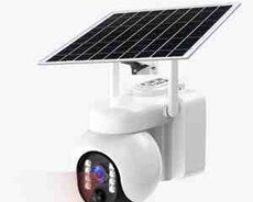 4G Sim kartlı Solar 360 FHD kamera 12MP, 4K+64GB