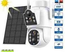 4G Sim kartlı Solar 360 FHD kamera 12MP, 4K+64GB