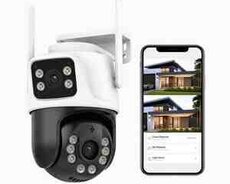 Wi-Fi PTZ kamera 360FHD 12MP, 4K+64GB