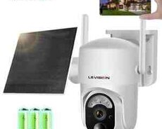 4G Sim kartlı Solar 360 FHD kamera 12MP, 4K+64GB