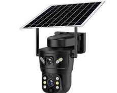 4G Sim kartlı Solar 360 FHD kamera 12MP, 4K+64GB