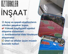 Profesyonel stadyumlar üstü aciq ve baqli