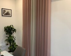 Dikey tül model perdeler