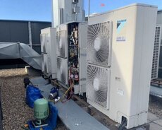 vrv/vrf kondisioner, ahu və fan coil montajı, təmiri