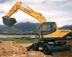 8 təkərli eksksvator icarə