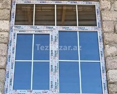 kreditlə plastik qapı və pəncərə sifarişi