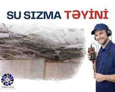 Su sızmanın təyini