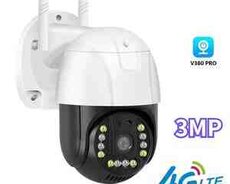 4G sim kartli smart ptz 360 FHD kamera