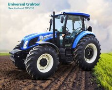 Traktor New Holland TD 5.110, 110 at gücü, motor 4 l, Yeni