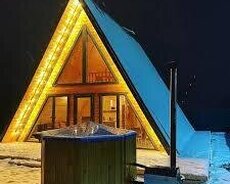 İstirahət və yatırım üçün ideal A-Frame evlər