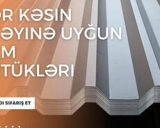 Metal dam örtükləri