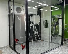 Plastik alüminium qapı pencereler