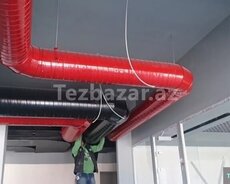 Havalandırma xidməti isitmə soyutma