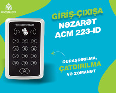 Giriş-çıxışa nəzarət (access control) Acm 223-id