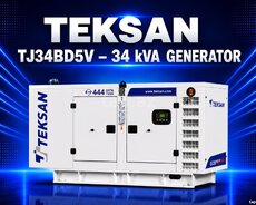 Dizel generatoru TEKSAN TJ34BD5V  34 kVA