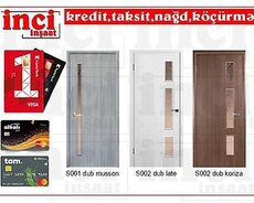Otaq qapıları – İnci İnşaat Model seçimləri: - S001 Dub Musson –