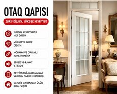 Otaq qapısı – zərif dizayn, yüksək keyfiyyət Xüsusiyyətlər: - Yüksək