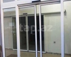 Avtomatik fotoselli şüşə qapılar