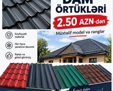 Şok endirimli Dam ortuklerinin satışı