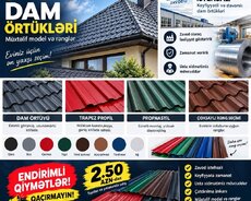 Şok endirimli Dam ortuklerinin satışı