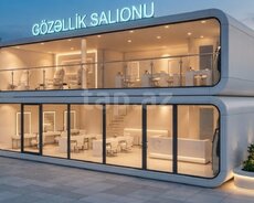 Futuristik İkimərtəbəli Kapsul tipli Modul Bina Gözəllik salonu