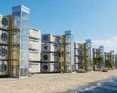 Çoxmərtəbəli Kapsul tipli futuristik otel Şatlboks 3-5-7