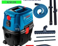 Bosch GAS 15 Professional – yaş və quru təmizlik üçün sənaye tipli