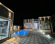 Modern dizayınlı hovuzlu evlərin tikintisi və təmiri