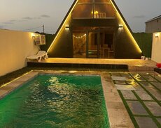 Hovuzlu A-frame Evlər