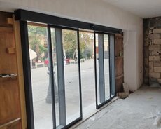 Avtomatik fotoselli şüşə qapılar