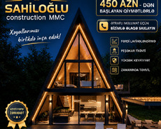 Ən ucuz A-frame ev tikintisi