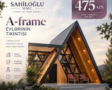A-frame ev tikintisi