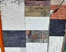 Dekorativ fasad daşları