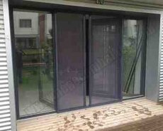 Plastik sürgülü qapı