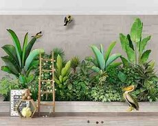 3D 5D foto divar kağızı