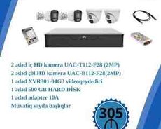 UNV kamera dəsti (2MP)