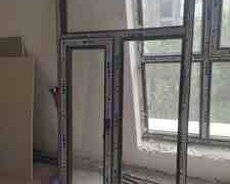 Plastik qapı və pəncərə