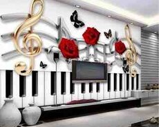 3D 5D foto divar kağızı