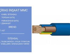 Hst üç nüvəli elektrik kabelləri