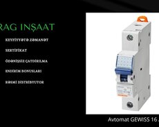Gewiss 92007 Avtomat 1x16 A
