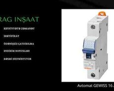 Avtomat GEWISS 92007 1X16 A